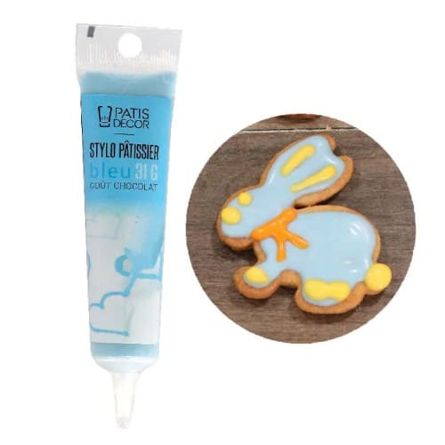 Stylo pâtissier bleu